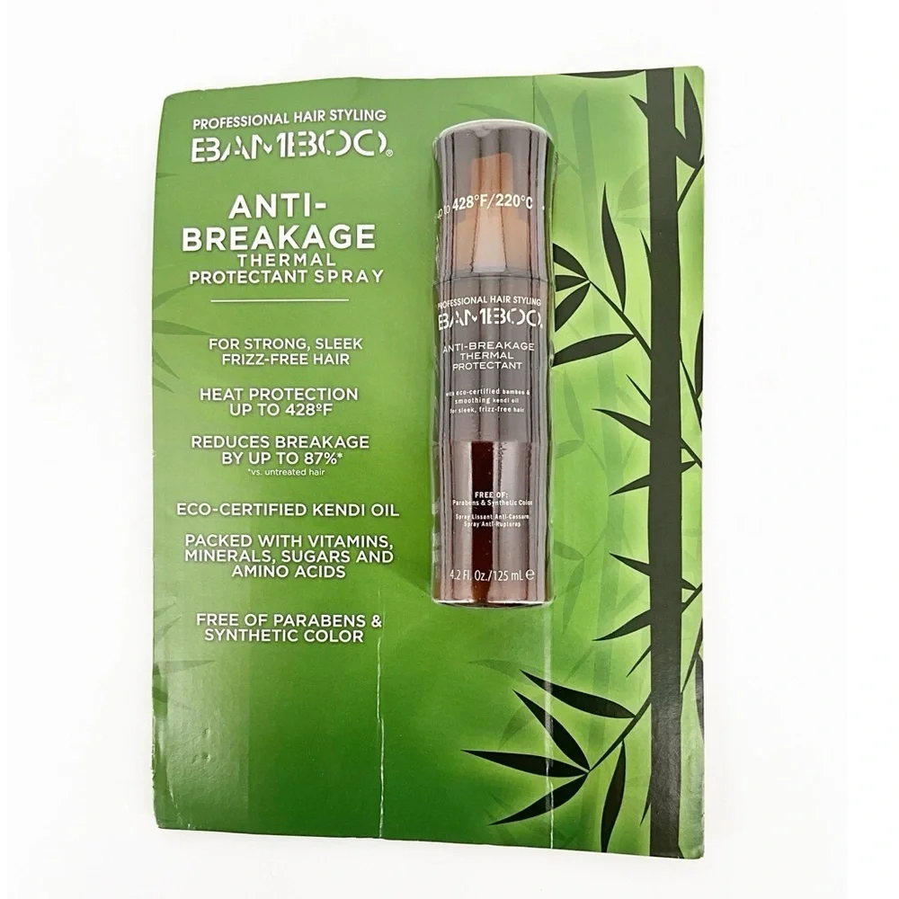 NEW BAMBOO Anti-Breakage Thermal Protectant Spray Heat Protection Frizz-Free